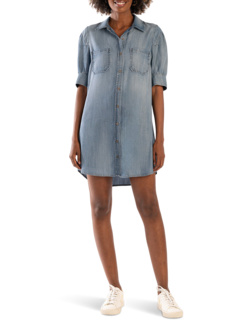 Sylvia - Button Down Shirt Dress KUT from the Kloth