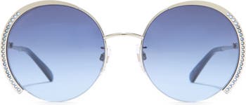 Круглые солнцезащитные очки 56 мм Swarovski
