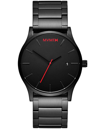 Мужские классические черные часы с браслетом из нержавеющей стали 45 мм MVMT