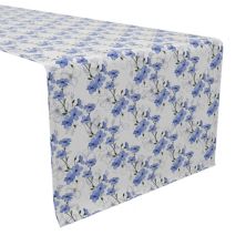 Table Runner, 100% Cotton, 16x90&#34;, Wild Flower Garden Fabric Textile Products