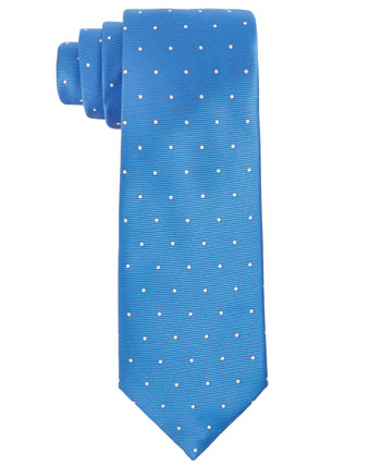 Men's Royal Blue & White Dot Tie Tayion Collection