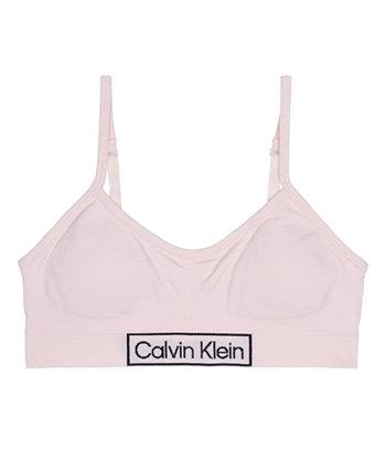 Бесшовный укороченный бюстгальтер со сборками для больших девочек Calvin Klein