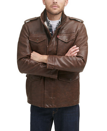 Мужская полевая куртка из искусственной кожи с четырьмя карманами Levi's®