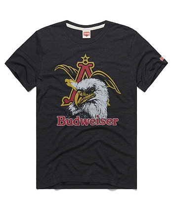 Мужская темно-серая футболка Budweiser Eagle Tri-Blend Homage