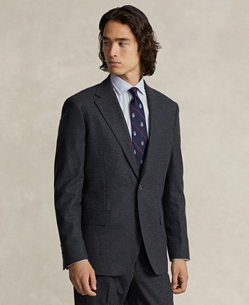 Мужская фланелевая куртка-поло в стиле модерн из смесовой шерсти Polo Ralph Lauren