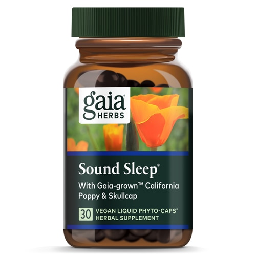 Крепкий сон -- 30 веганских жидких фитокапсул Gaia Herbs