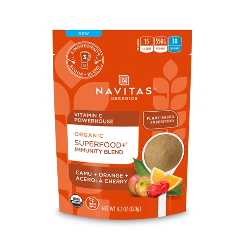 Смесь Navitas Organics Superfood + Immunity — 4,2 унции Navitas Organics
