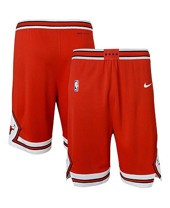 Красные шорты Big Boys Chicago Bulls Icon Edition в сетку Performance Swingman Nike