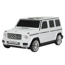 Best Ride On Cars Mercedes G Class Stylish Large Suitcase Ride On Vehicle, White Best Ride on Cars