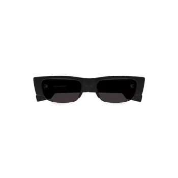 Прямоугольные солнцезащитные очки Mcqueen Graffiti 54MM Alexander McQueen