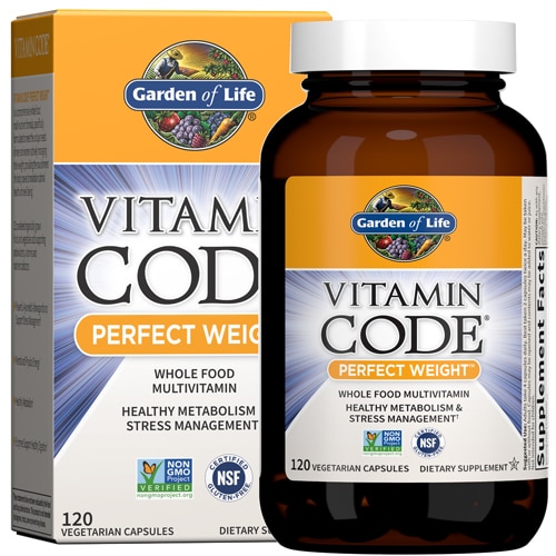Витаминный код® Идеальный вес™ - 120 Вегетарианских Капсул - Garden of Life Garden of Life