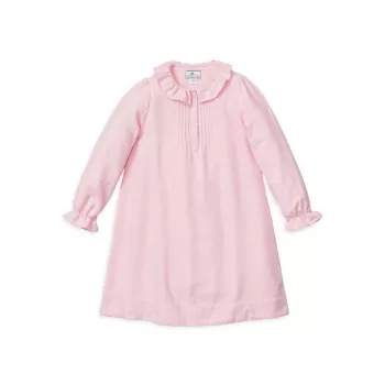 Baby Girl, Little Girl's &amp; Фланелевая ночная рубашка Victoria для девочек Petite Plume