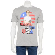 Men's King Of The Hill Americana &#34;Made In The USA&#34; Tee Licensed Character