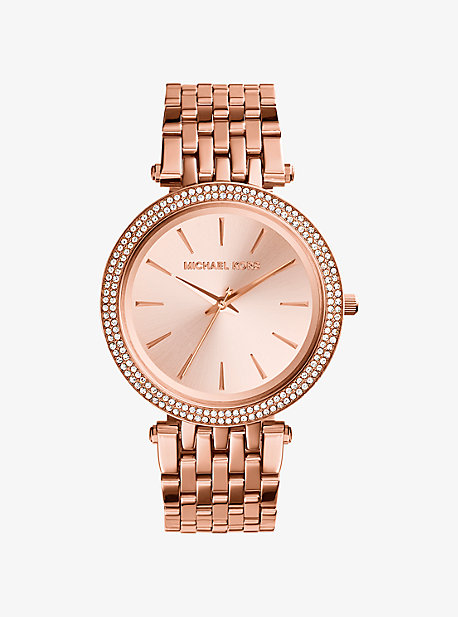 Michael kors darci sale rose gold