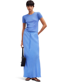 Tie-Waist Maxi Slip Skirt in Cupro Blend Madewell