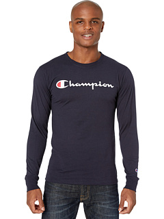 Классическая футболка с длинными рукавами и рисунком из джерси Champion