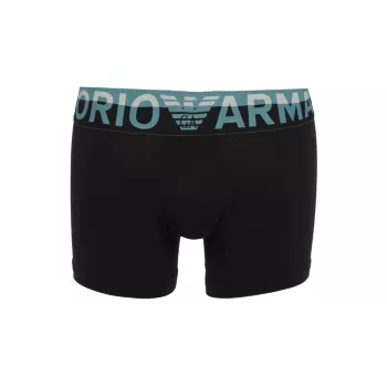 Эластичные боксеры с логотипом Emporio Armani