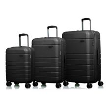 Champs Linen Collection Hardside Spinner 3-piece Luggage Set CHAMPS
