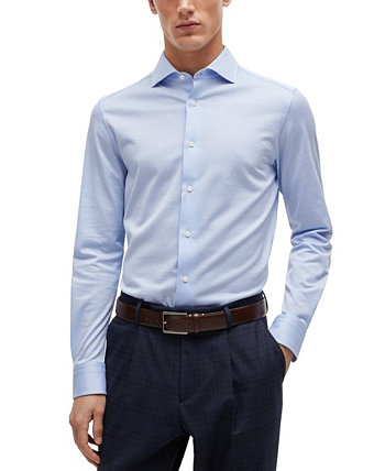 Men's Spread Collar Slim-Fit Dress Shirt BOSS