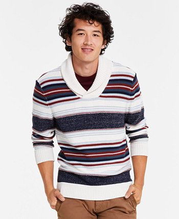 Men's Blanket Stripe Shawl Sweater, Created for Macy's Sun & Stone