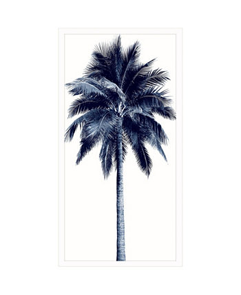 Palm Tree Blue I Framed Art Pukka