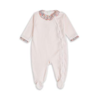 Baby's Liberty Print Wing Velour Seepsuit Marie Chantal