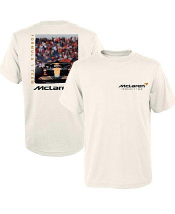 Заказать Джерси Мужская кремовая футболка McLaren F1 Team Race Fan