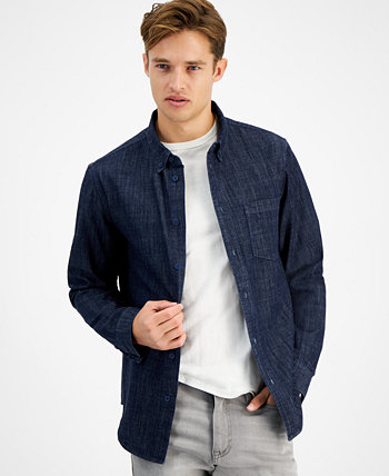 Мужская легкая джинсовая куртка-рубашка, созданная для Macy's And Now This