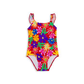 Little Girl's Aster Ruffle One-Piece Swimsuit PatBO