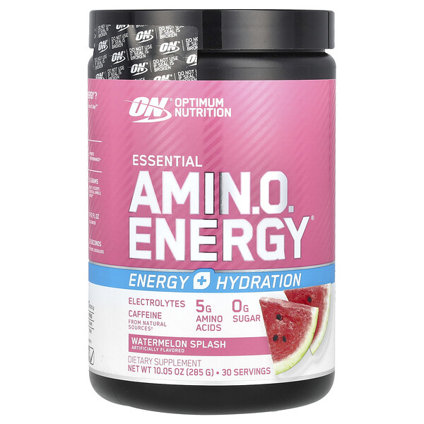 Essential Amin.O. Energy, Арбузный вкус - 285 г - Optimum Nutrition Optimum Nutrition