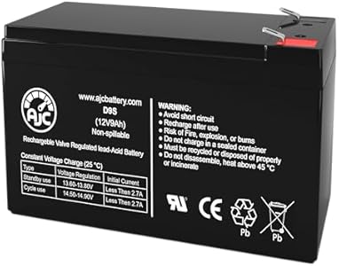 AJC Battery Compatible with JOYMOR Truck Two Seat 12V 9Ah Ride-On Toy Battery Ajc