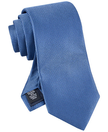 Мужской однотонный галстук корзинчатого плетения Tommy Hilfiger
