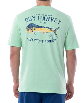 Men's Short-Sleeve, Crewneck, Graphic Pocket T-Shirt Guy Harvey
