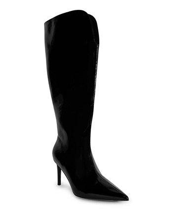 Women's Kay Pointed Toe Dress Extra Wide Calf Boots - Extended Sizes 10-14 SMASH Shoes