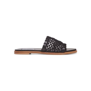 Neo Netted Leather Slides Gabriela Hearst