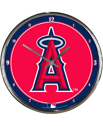 Хромированные настенные часы для бейсбольного клуба Los Angeles Angels 12 дюймов Wincraft
