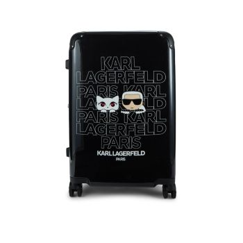 Чемодан-спиннер с расширяемым логотипом, 24 дюйма, Kat Karl Lagerfeld Paris