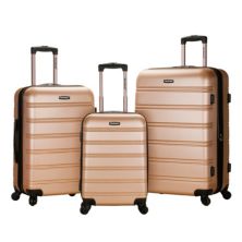 Комплект чемоданов Rockland Melbourne из 3 предметов с спиннером Hardside Rockland