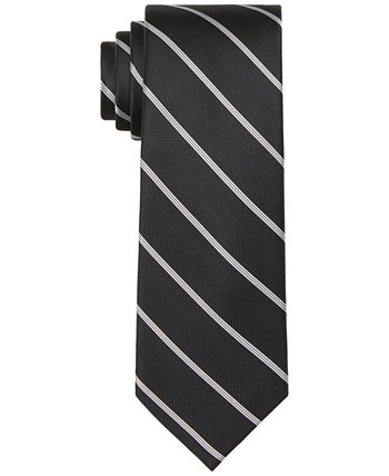 Узкий мужской галстук в изысканную полоску Ralph Lauren