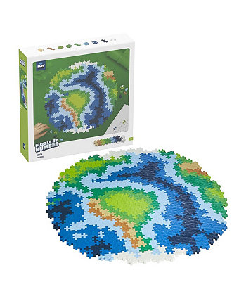 Puzzle By Number - 800 Piece Earth Puzzle Plus-Plus