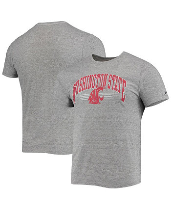 Мужская футболка из переработанного джерси Washington State Cougars с меланжевым принтом для старшеклассников Reclaim League Collegiate Wear