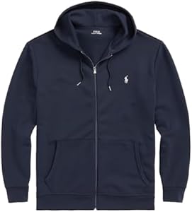 POLO RALPH LAUREN Big&Tall Double Kint Full Zip-Front Hoody Sweatshirt Polo Ralph Lauren