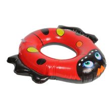24&#34; Inflatable Red and Black Ladybug Swim Ring Tube Pool Float Swim Central