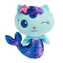 Spin Master Gabby's Dollhouse 8-inch MerCat Purr-ific Plush Toy Spin Master