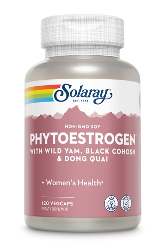 Solaray PhytoEstrogen™ -- 120 растительных капсул Solaray