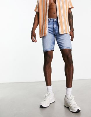 Only & Sons loose fit denim shorts in light wash Only & Sons