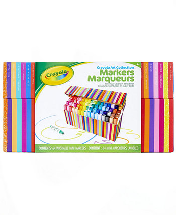 The Coloring Classic 64 Count Pip Squeaks Mini Coloring Markers Set Crayola