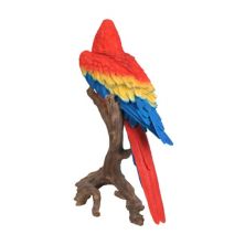 28.5&#34; Red and Blue Large Scarlet Macaw Outdoor Statue Hi-Line Gifts