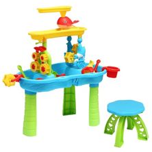 Trimate Toddler Sensory Sand and Water 3-Tier Table Play Set Trimate