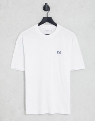 Белая футболка с логотипом Abercrombie & Fitch Abercrombie & Fitch
